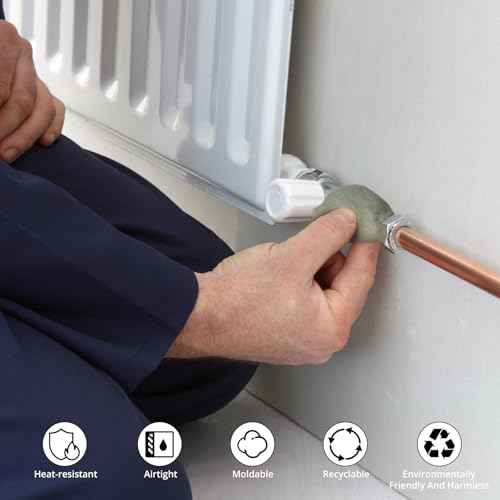 Semlos Heat Blocking Putty Jar (1), The Moldable & Reusable Solder Heat Insulation Clay, Heat Barrier for Installing Sight Glasses, TXV Valves, Directional Valves et al£¨12 oz£©