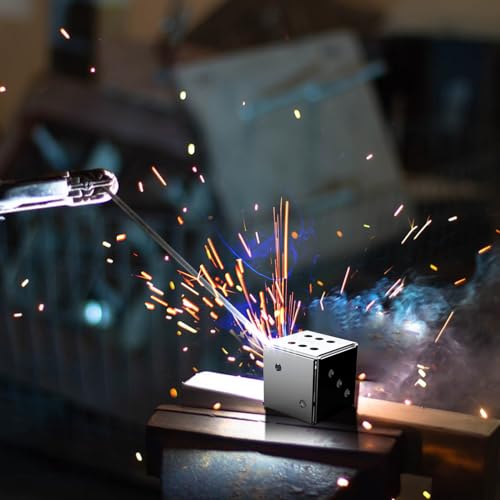 4 PCS Welding Kit Dice Stainless Steels Welding Practice Kit For TIG MIG Gas Arc Arc Stick Welding Training Welding Practice Tools for Beginners