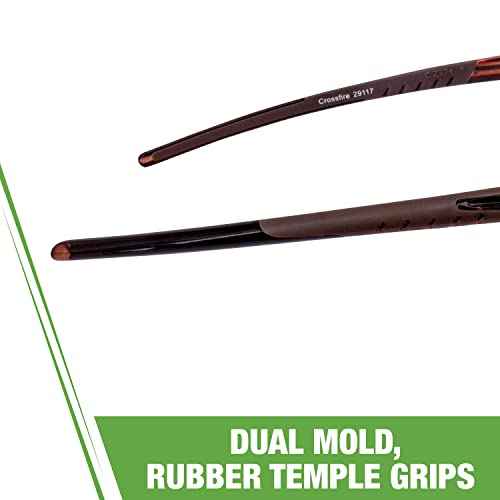 Crossfire ES5 Premium Safety Eyewear, Ultralight Frame and Adjustable Nosepiece