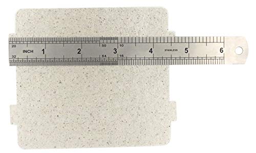 2 Pcs Microwave Waveguide Cover Mica Slice 4x4.27 inches for Frigidaire 5304464061 - Heat Insulation