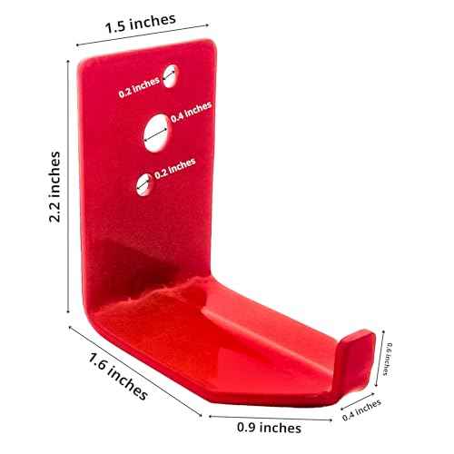 Fire Extinguisher Mount ,Universal Fire Extinguisher Bracket Compatible with Refillable, Water, Dry Powder or CO2 Fire Extinguishers - Suitable for 10-40lbs Fire Extinguishers (4 Brackets)
