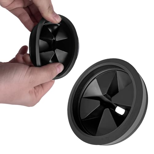 Anglepingping 3-1/8 Inch (80mm) Rubber Garbage Disposal Sink Baffle Splash Guard – Fits Insinkerator, Moen, Waste King, GE