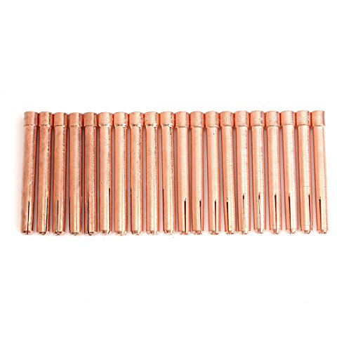 Alffun 58pcs TIG Welding Torches Gas Lens Kit Collet Body Alumina Nozzle Consumables Kit Fit WP-17/18/26 Series TIG Welding Torch Accessories