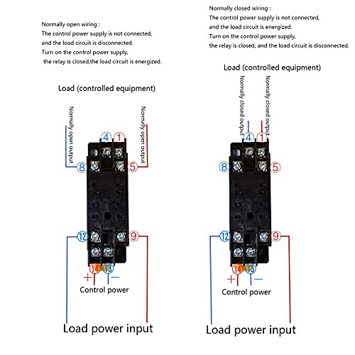 AC 110V Delay Timer Relay 0-60 Seconds with Base Socket for Automation