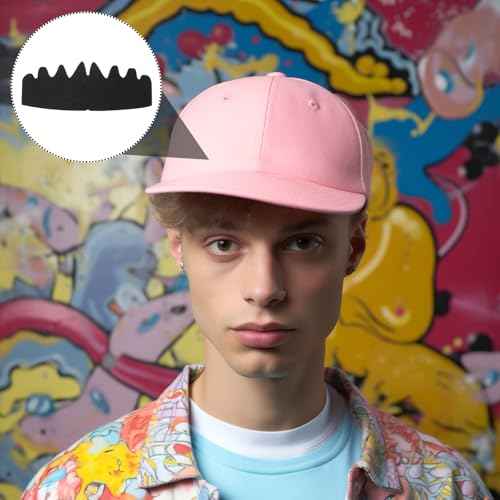 Black Baseball Caps Inserts Flexible Washable Reusable Hat Felt Shapers, Hat Sweat Liner Cap Fitter Inserts