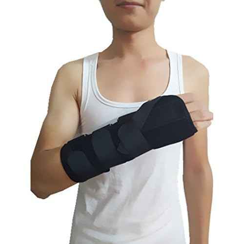 Rousu Medi Forearm and Wrist Support Splint Brace Forearm Immobilizer Brace Wrist Splint (Right hand)