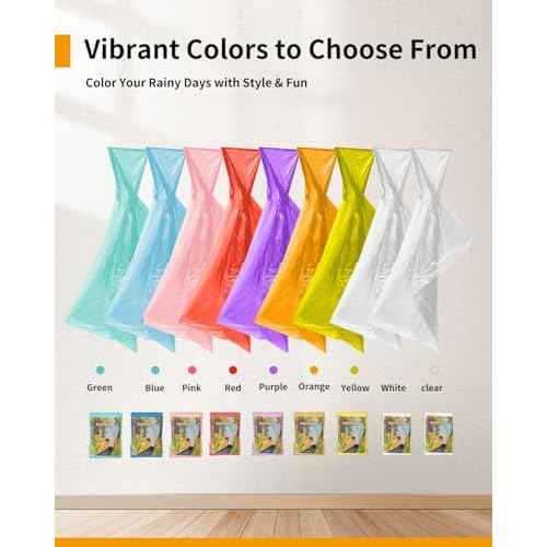 Hitituto Rain Ponchos for Adults - Extra Long Emergency Poncho with Hood, 6/12/24 Family Pack Raincoat, Home Survival Kits