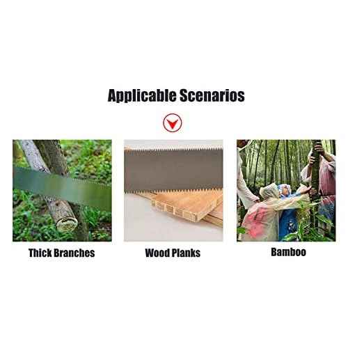 Double Edged Hand Saw, 32cm/12.5¡± Japanese Ryoba Pull Saw Flexible Flush Cut Saw for Fine and Coarse Cutting Woodworking (Red)