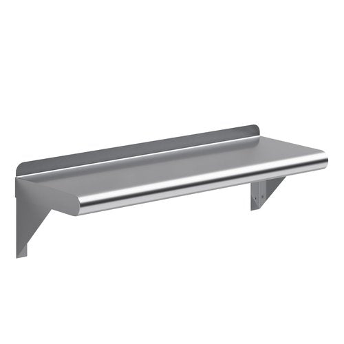 AmGood 24" Long X 8" Deep Stainless Steel Wall Shelf | NSF Certified | Appliance & Equipment Metal Shelving | Kitchen, Restaurant, Garage, Laundry, Utility Room