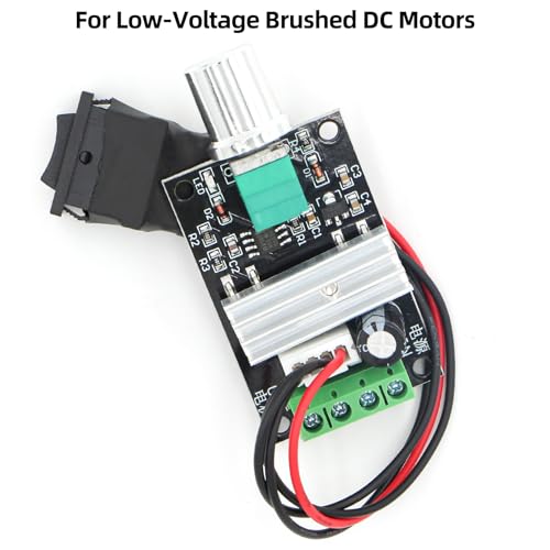 RioRand PWM DC Motor Speed Controller 6V-28V 3A - 1Pack
