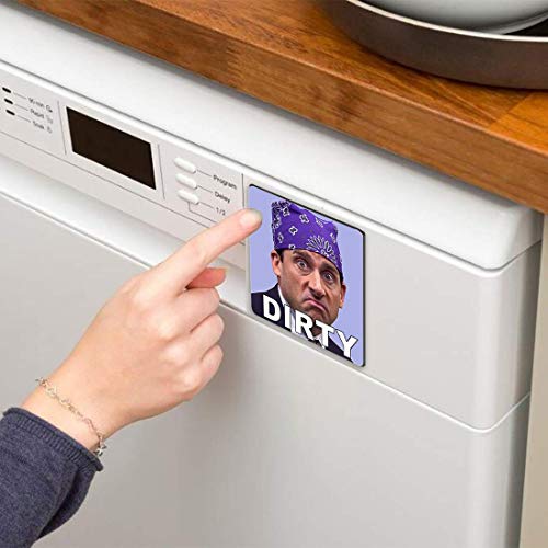 Mike Scott Prison Mike Funny Dishwasher Magnet - 4 Inch Double-Sided Clean/Dirty Sign