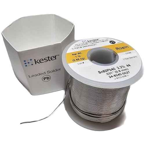 KESTER SOLDER 24-6040-0027 Wire Solder, 0.031"Dia., Pack of (1),32117