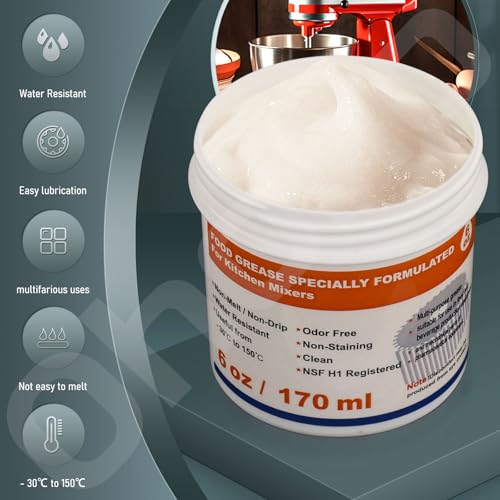 Food Grade Grease for KitchenAid Stand Mixer - 6 oz, Universal Lubricant