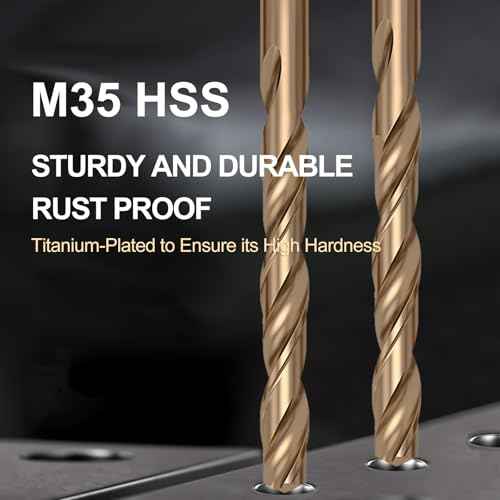 M5 x 0.8 Straight Flute Thread Tap and 4.2mm Twist Drill Bit Set, High Speed Steel (HSS 6542) & M35 Cobalt, Metric Machine Screw Threading and Drilling Tool for Metalworking