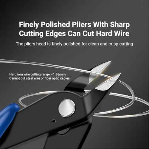 Creativity Blue Flush Cutter Mini Diagonal Cutting Pliers Side Cutter Nippers Wire Cutter