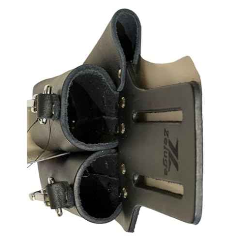 Saddle Leather 3 Pocket Linesmen and Electricians Tool Holder