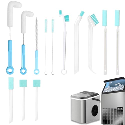 Ice Maker Cleaning Brush Set 13 Pcs – Clean & Sanitize Countertop Ice Machines