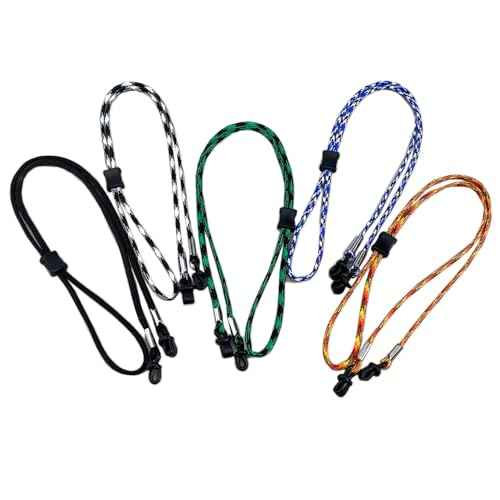 Decker Eyewear Retainer 5PCS Sport Glasses Strap One Size Fits All Adjustable Sports Glasses Holder