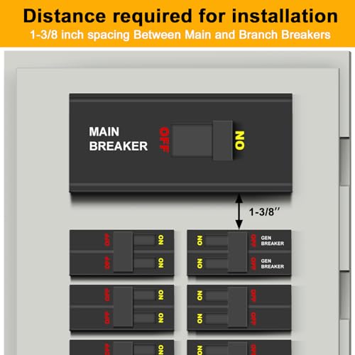 QYZZRS Generator Interlock Kit for Square D QO Main Breaker Panels - Variation 1
