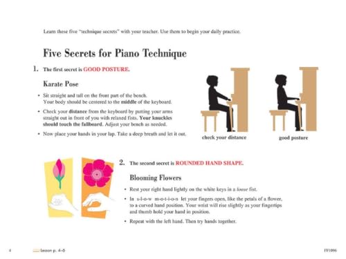 Faber Piano Adventures Primer Level Technique & Artistry Book for Early Piano Learning