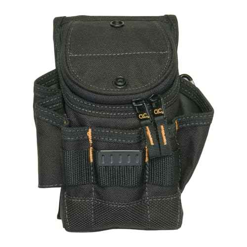 Custom Leathercraft CLC 1523 Ziptop Utility Pouch, Small