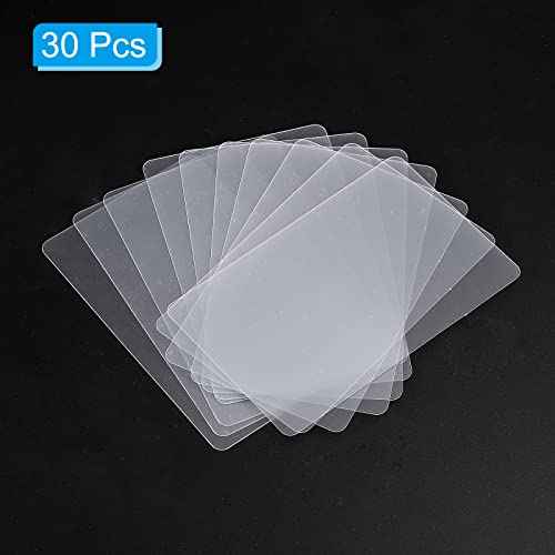 PATIKIL Plastic Opening Card 30pcs 0.26mm Ultra Thin Flexible Pry Opening Tool for LCD Screen Mobile Phone Repair