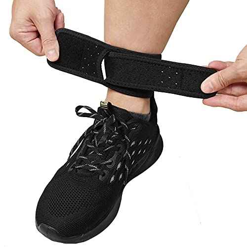 Achilles Tendonitis Brace,1Pcs Adjustable Achilles Strap for Men Women, Breathable Ankle Brace for Achilles Pain, Running, Cycling, Hiking, Sports