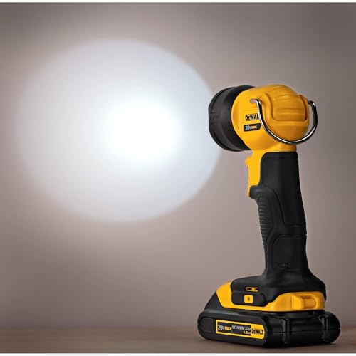 DeWalt 20V MAX LED Work Light/Flashlight - Handheld, Rotating Head