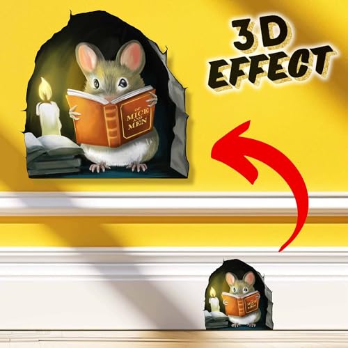 Micesterpiece Mouse Reading Book Wall Decal - Kids Room & Classroom Decor