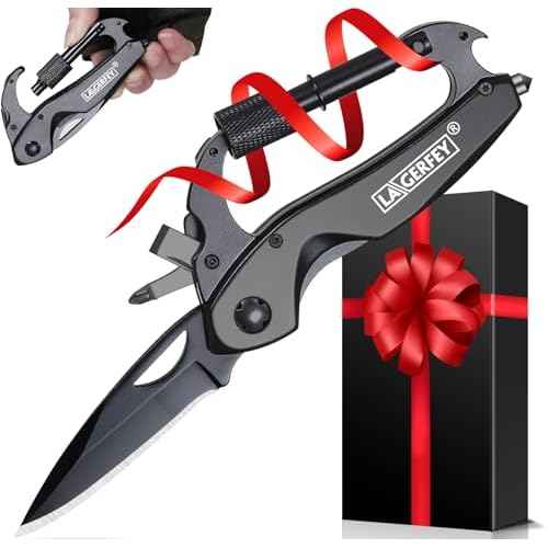 Gifts for Men Dad Husband - Birthday Gifts for Man, Keychain Multitool Gift - Stocking Stuffers for Men, Mens Stocking Stuffers, Men¡¯s Gift for Christmas - Gadgets for Camping Hiking