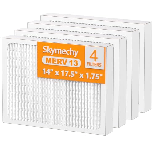 Skymechy 4-Pack 14 x 17.5 x1.75 MERV 13 Dehumidifier Filter for Santa Fe Advance90/100/120, Ultra98/120 & Honeywell DR90/DR120