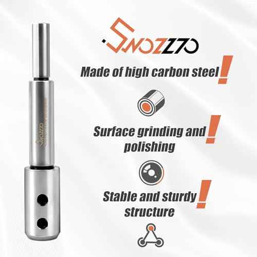 4.48" Forstner Bit Extension with Anti-Slip Design,Adding Over 3.28" Drilling Depth to Forstner Bit,Suitable for Process Wooden Furniture,Timber and etc.