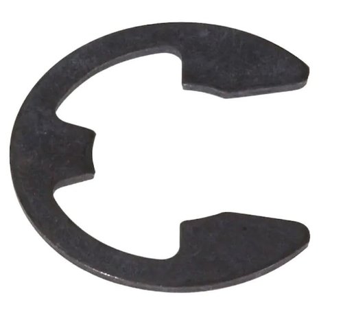 Durable Spring Steel E-Clips with Black Oxide Finish (10, 1/16")