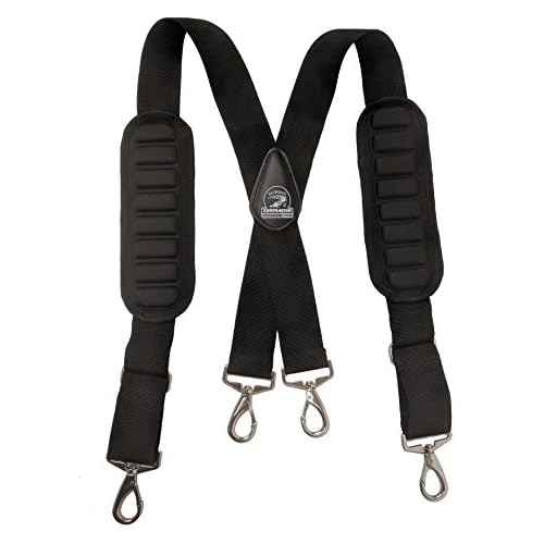 B606 Molded Air Channel Suspenders w/Spring Hooks. Extreme Comfort and Support for your Tool belt. Made by Contractor Pro