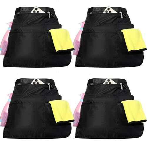 Cleaning Caddy Apron for Women with 7 Pockets, Professional Waterproof Housekeeping Work Apron