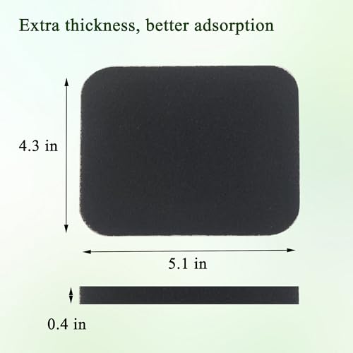 PurifyLogix Activated Carbon Filters for Bamboozle Compost Bin — 6-Pack, 10mm Thick