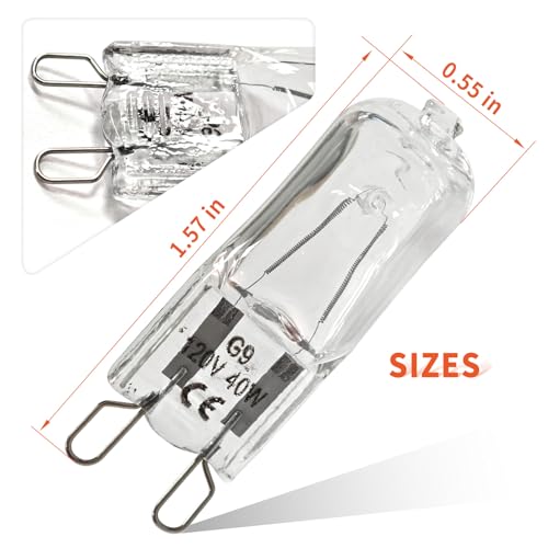 WPW10571723 Halogen Range Hood Bulb 120V 40W for Whirlpool Ovens & Hoods