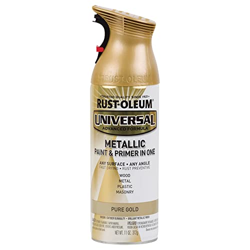 Rust-Oleum Universal All Surface Metallic Spray Paint 11oz Pure Gold