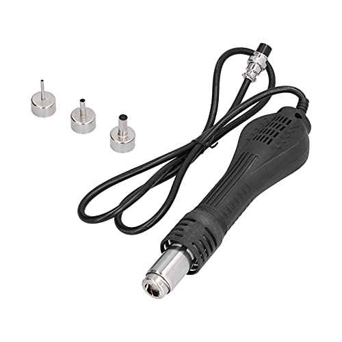 Hot Air Gun Handle, Professional Mini Heat Gun Handle 8 Hole 4 Core Smart Cooling Flexible Welding Tools Replacement Accessories