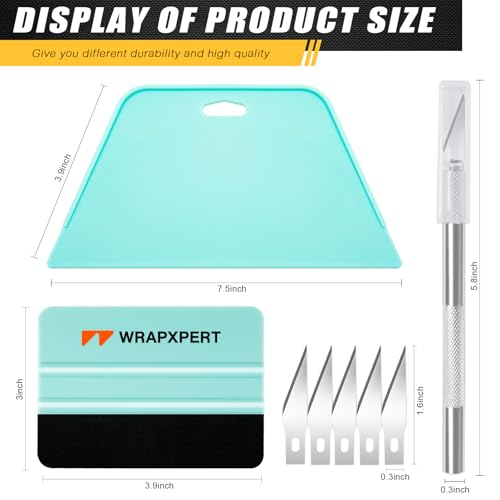 WRAPXERT T100 Wallpaper Smoothing Tool Kit for Peel & Stick & Vinyl Backsplash