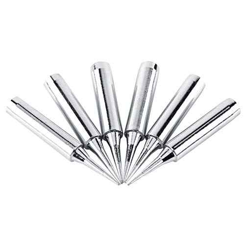 10Pcs Soldering Tips, Mechanic Soldering Iron Tips Replaceable Micro Soldering Iron Tips, 900M-T-I Detail Soldering Tips for k601