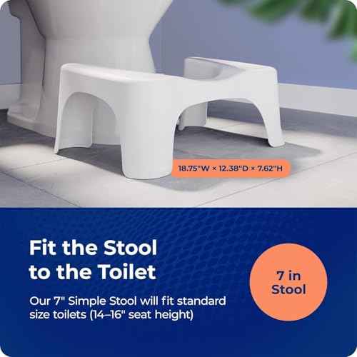 Squatty Potty Simple Curve Toilet Stool.