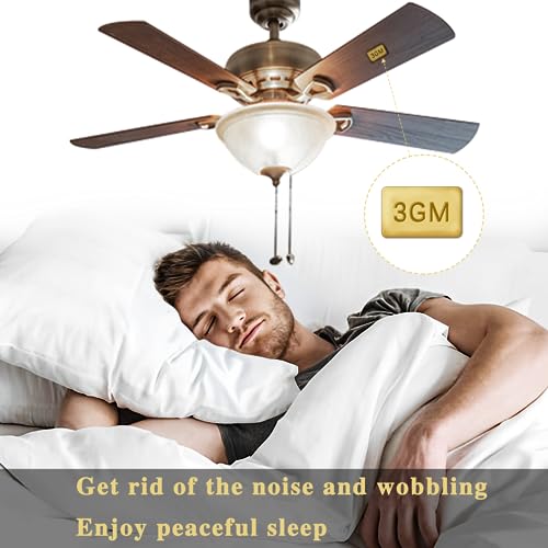 Ceiling Fan Blade Balancing Kit with Metal Weights & Clips - 4 Sets