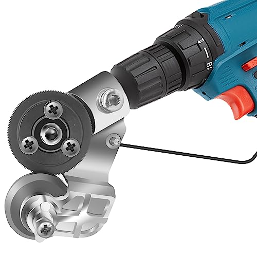 CZS Sheet Metal Cutter Drill Attachment for Electric Drills, Metal Shear Tool
