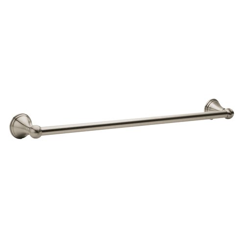 Moen Preston Collection Brushed Nickel 18-Inch Single Bathroom Towel Bar, DN8418BN
