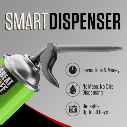 Great Stuff Pestblock Foam Sealant with Smart Dispenser 12oz, Gray