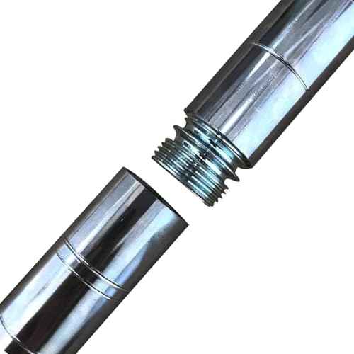 Surf turtle Metal Rack Connector 4pcs 1Inch/ 25.4mm Diameter Connectors for Coarse Thread 0.047"/1.2mm Thick wire shelving poles,Post Extension Kit for Wire Storage Shelves Metal Rack