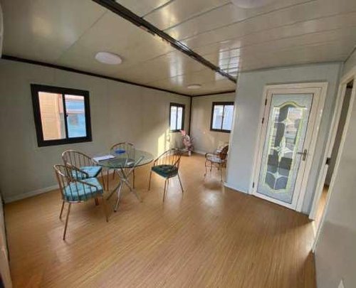 40 ft Modern 2024 Luxury Prefab Villa, Insulated Portable Expandable Container 3 Bedrooms. Mobile Tiny Home with Free Electric Water Heater Tiny Backyard House, Movable, Foldable, and Expandable