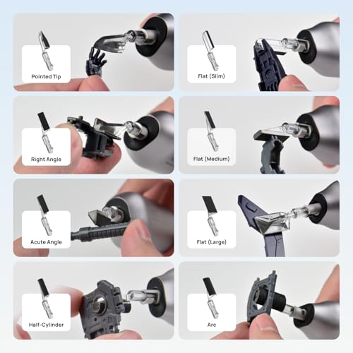 HOZO NeoSander Reciprocating Detail Sander with Adjustable Stroke, Compact Electric Pen for Precision Crafts & Model Making