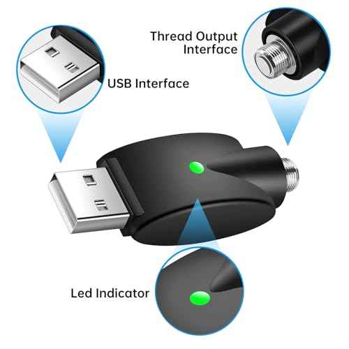 2 Pcs Replacement Tip Chargers for Wireless Soldering Iron - Charger with LED Indicator